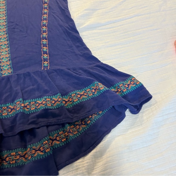 Summer Boho Pheasant Top Tunic Medium - Picture 3 of 8